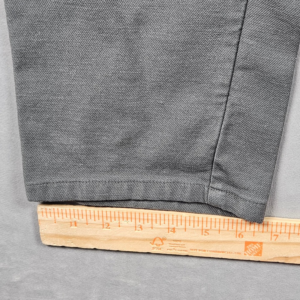 Psycho Bunny Hays Twill Pants Mens 38x30 Grey Cotton Rayon Stretch Trousers - Picture 10 of 14